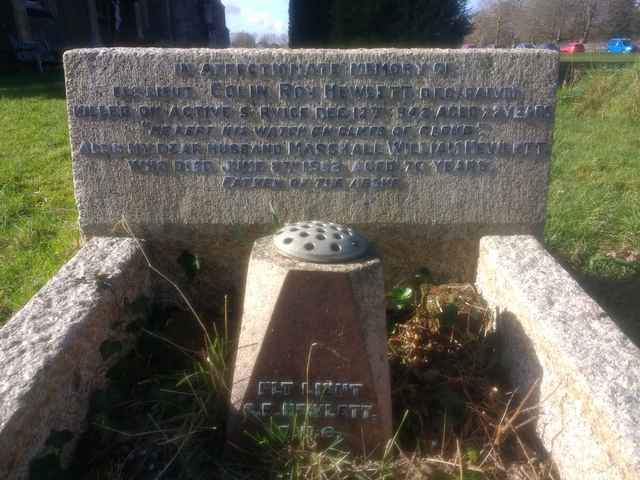 Image of headstone. Full inscription, if known, accompanying. Click for a larger view.