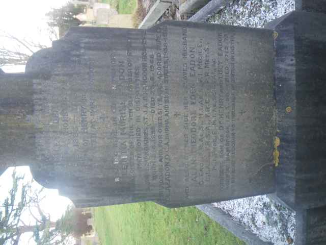 Image of headstone. Full inscription, if known, accompanying. Click for a larger view.