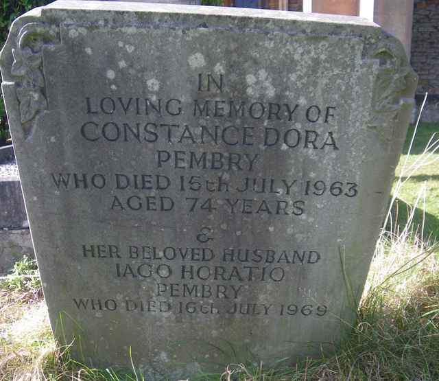 Image of headstone. Full inscription, if known, accompanying. Click for a larger view.