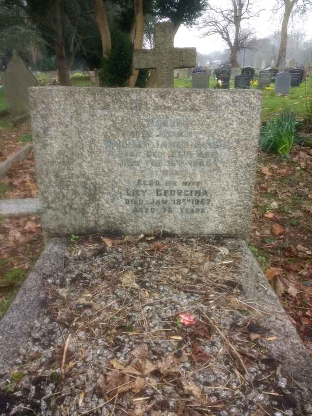 Image of headstone. Full inscription, if known, accompanying. Click for a larger view.