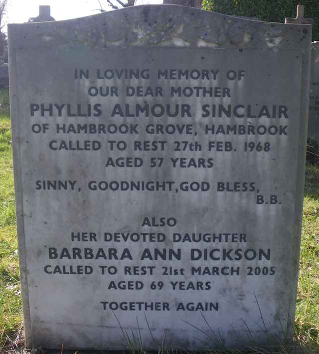 Image of headstone. Full inscription, if known, accompanying. Click for a larger view.