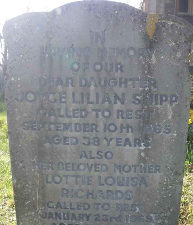 Image of headstone. Full inscription, if known, accompanying. Click for a larger view.