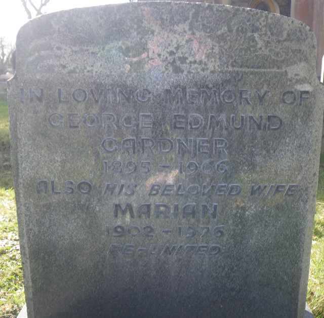 Image of headstone. Full inscription, if known, accompanying. Click for a larger view.