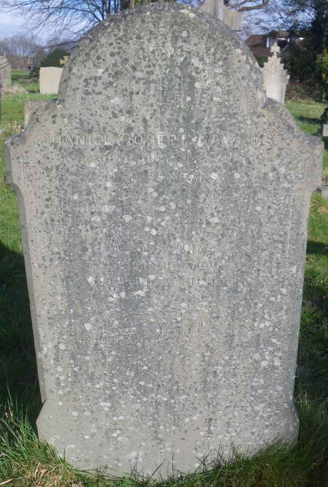 Image of headstone. Full inscription, if known, accompanying. Click for a larger view.