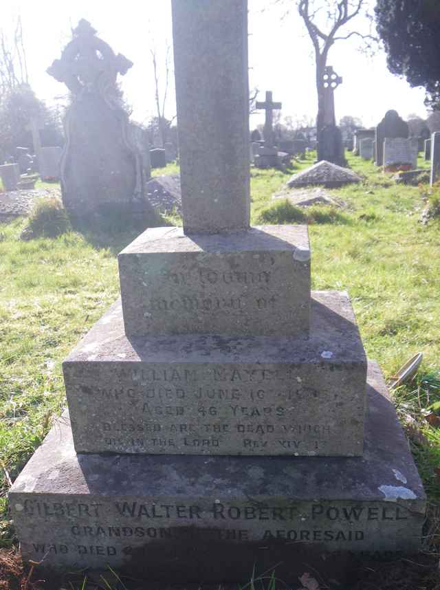 Image of headstone. Full inscription, if known, accompanying. Click for a larger view.