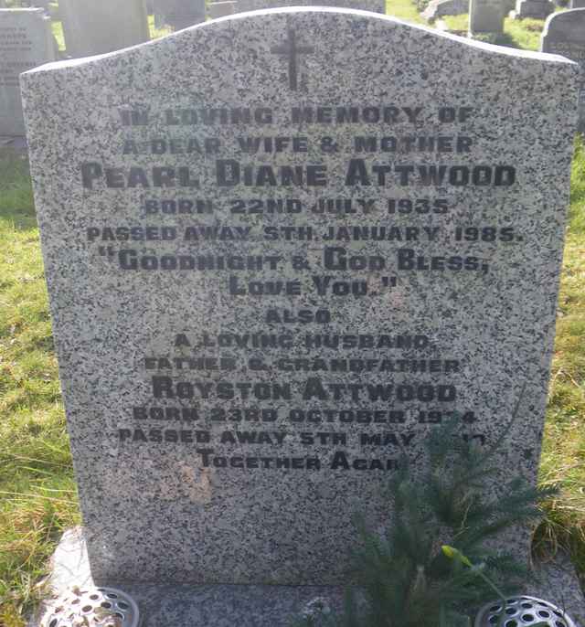 Image of headstone. Full inscription, if known, accompanying. Click for a larger view.