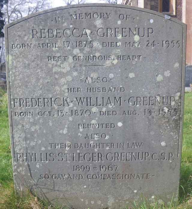 Image of headstone. Full inscription, if known, accompanying. Click for a larger view.