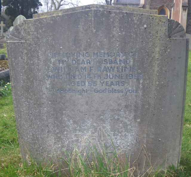 Image of headstone. Full inscription, if known, accompanying. Click for a larger view.