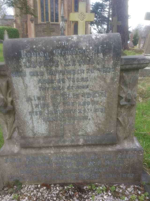 Image of headstone. Full inscription, if known, accompanying. Click for a larger view.