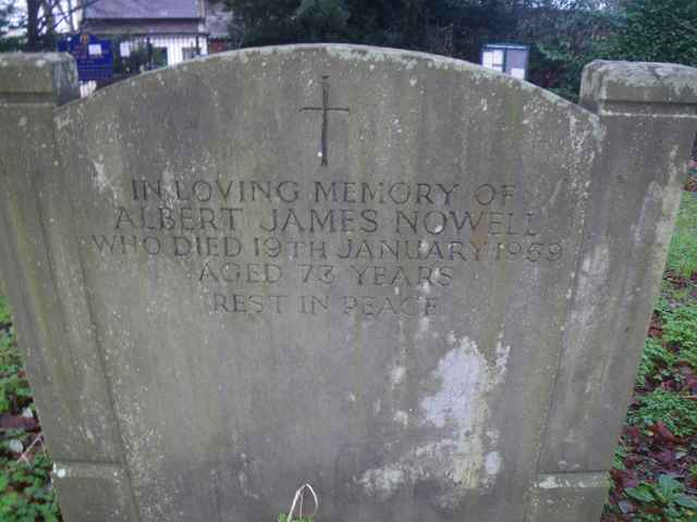 Image of headstone. Full inscription, if known, accompanying. Click for a larger view.