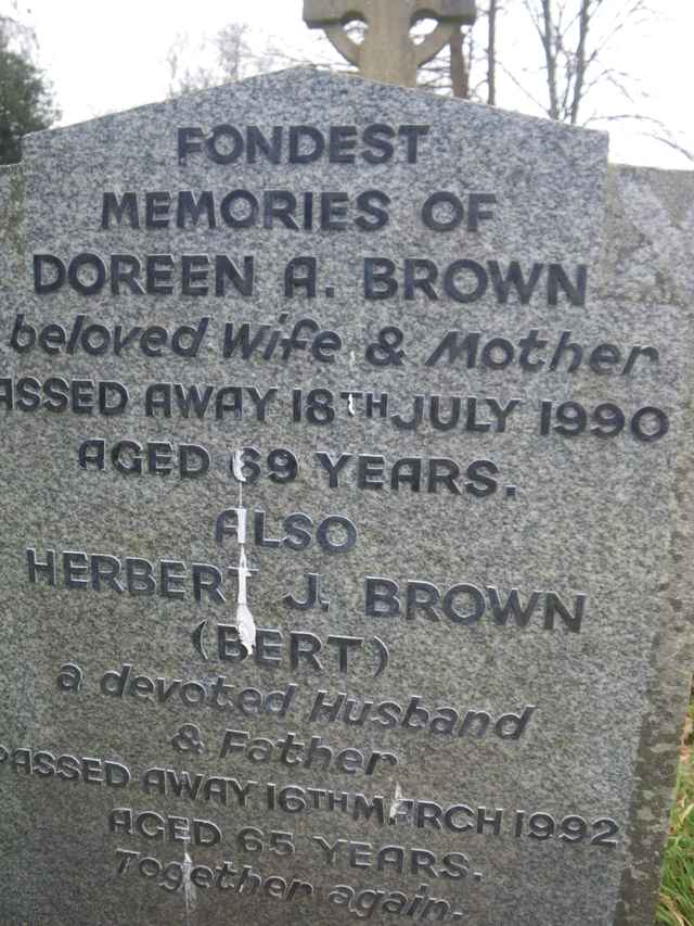 Image of headstone. Full inscription, if known, accompanying. Click for a larger view.