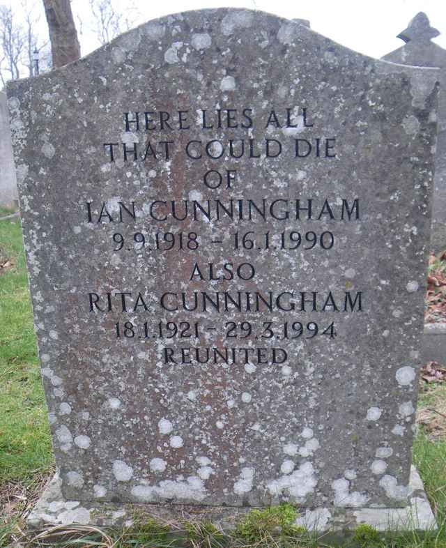 Image of headstone. Full inscription, if known, accompanying. Click for a larger view.