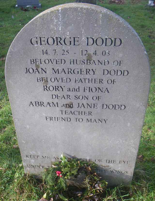 Image of headstone. Full inscription, if known, accompanying. Click for a larger view.