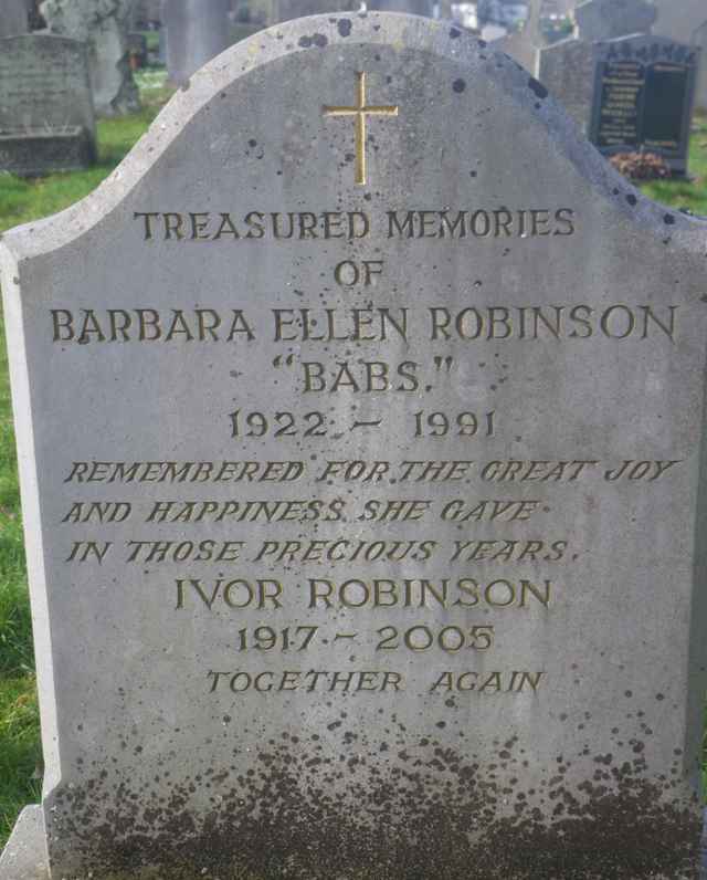 Image of headstone. Full inscription, if known, accompanying. Click for a larger view.