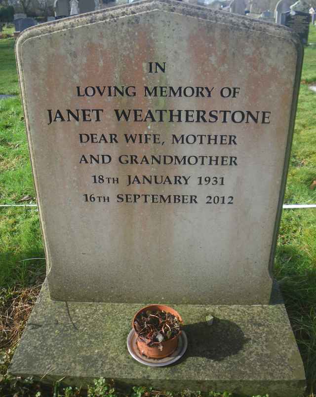 Image of headstone. Full inscription, if known, accompanying. Click for a larger view.