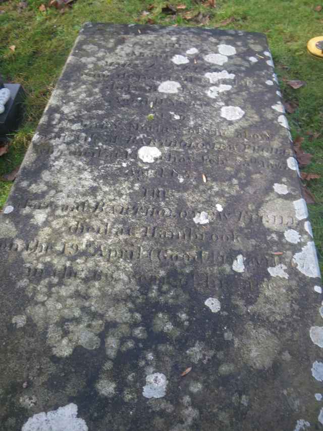 Image of headstone. Full inscription, if known, accompanying. Click for a larger view.