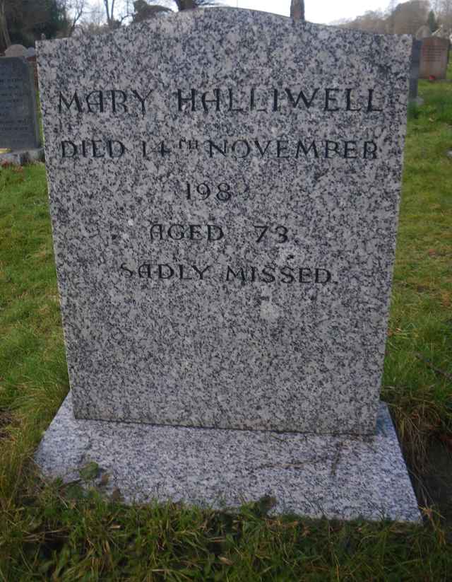 Image of headstone. Full inscription, if known, accompanying. Click for a larger view.