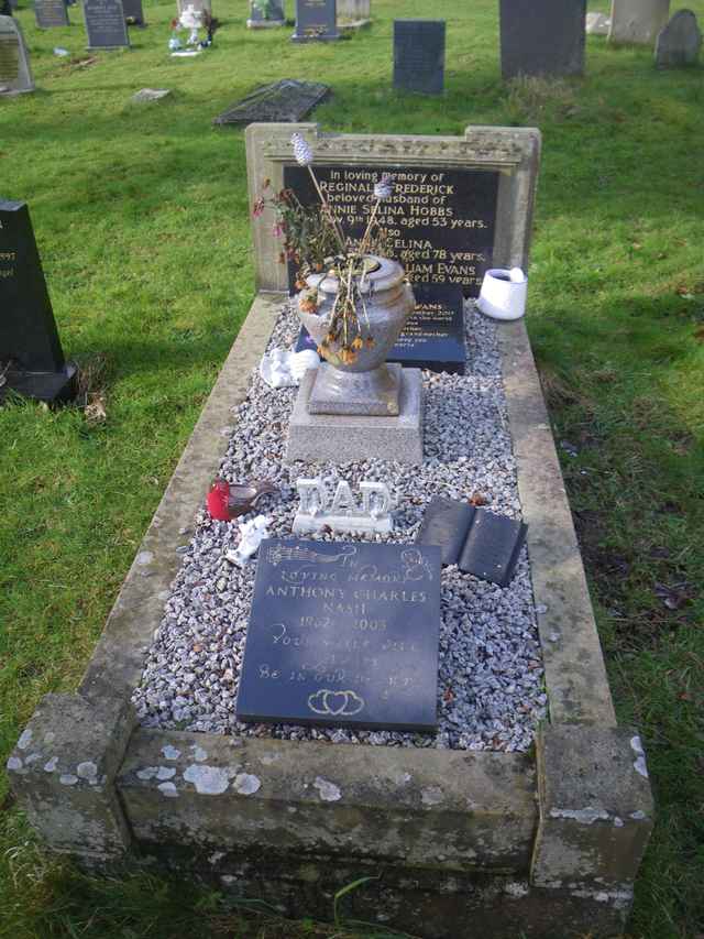 Image of headstone. Full inscription, if known, accompanying. Click for a larger view.